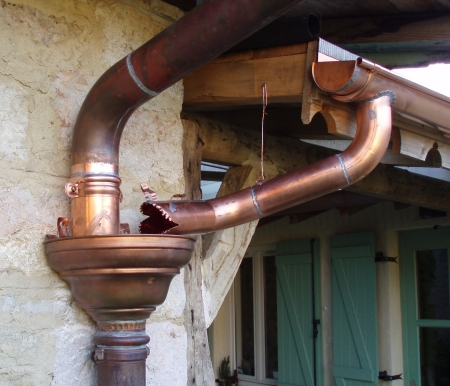 Gouttière en Zinc Gouttière en Zinc, CHatillon sur Chalaronne